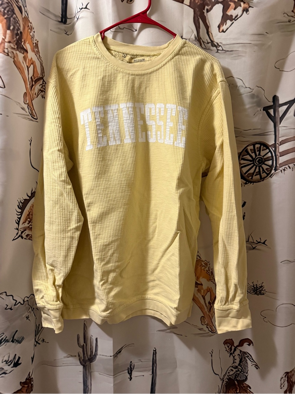 Tennessee Long-Sleeve Thermal Top - Pale Yellow